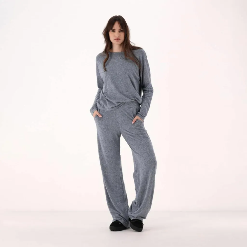 Damenpullover mit Bateau-Ausschnitt aus meliertem Jersey>CMP New