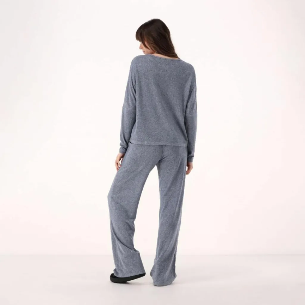 Damenpullover mit Bateau-Ausschnitt aus meliertem Jersey>CMP New