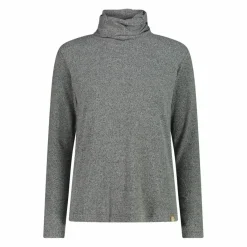 Damenpullover mit Rollkragen aus meliertem Jersey>CMP
