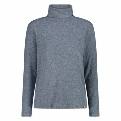Damenpullover mit Rollkragen aus meliertem Jersey><noscript><img width=