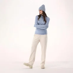 Damenpullover mit Rollkragen aus Light Tencel Merino><noscript><img width=