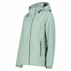 Damen-Regenjacke mit abnehmbarer Kapuze><noscript><img width=