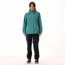 Damen-Regenjacke mit abnehmbarer Kapuze><noscript><img width=