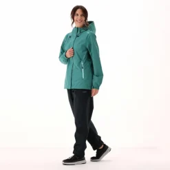 Damen-Regenjacke mit abnehmbarer Kapuze><noscript><img width=