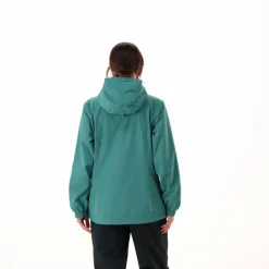 Damen-Regenjacke mit abnehmbarer Kapuze><noscript><img width=