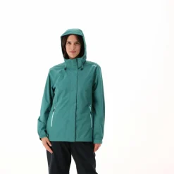 Damen-Regenjacke mit abnehmbarer Kapuze><noscript><img width=