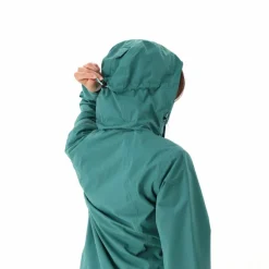 Damen-Regenjacke mit abnehmbarer Kapuze><noscript><img width=