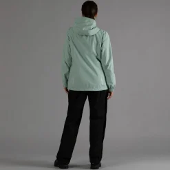 Damen-Regenjacke mit abnehmbarer Kapuze><noscript><img width=