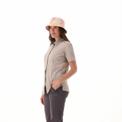 Damen-Shirt aus Baumwollmischung mit kurzen Ärmeln><noscript><img width=