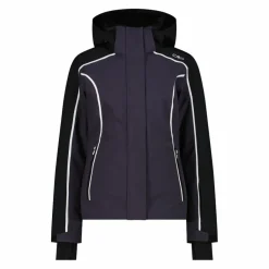 Damen-Skijacke aus 4-Way-Stretchgewebe mit abnehmbarer Kapuze><noscript><img width=