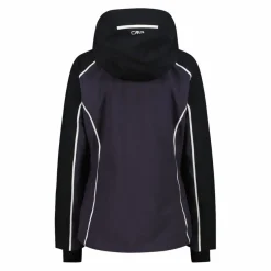 Damen-Skijacke aus 4-Way-Stretchgewebe mit abnehmbarer Kapuze><noscript><img width=