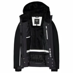 Damen-Skijacke aus 4-Way-Stretchgewebe mit abnehmbarer Kapuze><noscript><img width=