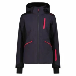 Damen-Skijacke aus 4-Way-Stretchgewebe mit abnehmbarer Kapuze>CMP Discount