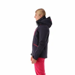 Damen-Skijacke aus 4-Way-Stretchgewebe mit abnehmbarer Kapuze><noscript><img width=