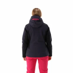 Damen-Skijacke aus 4-Way-Stretchgewebe mit abnehmbarer Kapuze><noscript><img width=