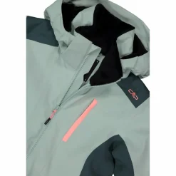 Damen-Skijacke aus 4-Way-Stretchgewebe mit abnehmbarer Kapuze><noscript><img width=