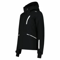 Damen-Skijacke aus 4-Way-Stretchgewebe mit abnehmbarer Kapuze><noscript><img width=