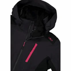Damen-Skijacke aus 4-Way-Stretchgewebe mit abnehmbarer Kapuze><noscript><img width=