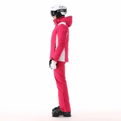 Damen-Skijacke mit diagonalen Steppnähten><noscript><img width=