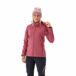 Damen-Softshelljacke mit abnehmbarer Kapuze><noscript><img width=