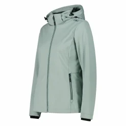 Damen-Softshelljacke mit abnehmbarer Kapuze><noscript><img width=