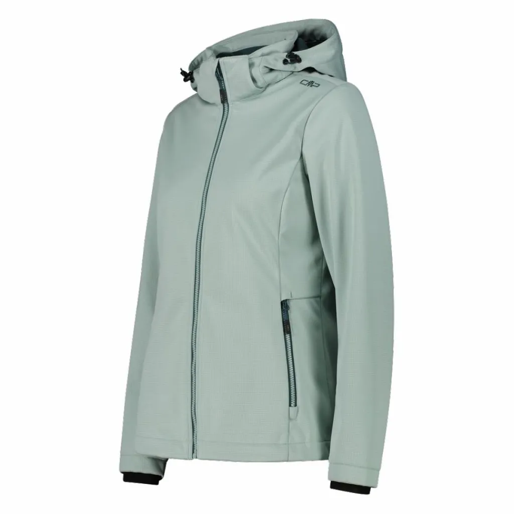 Damen-Softshelljacke mit abnehmbarer Kapuze>CMP Outlet