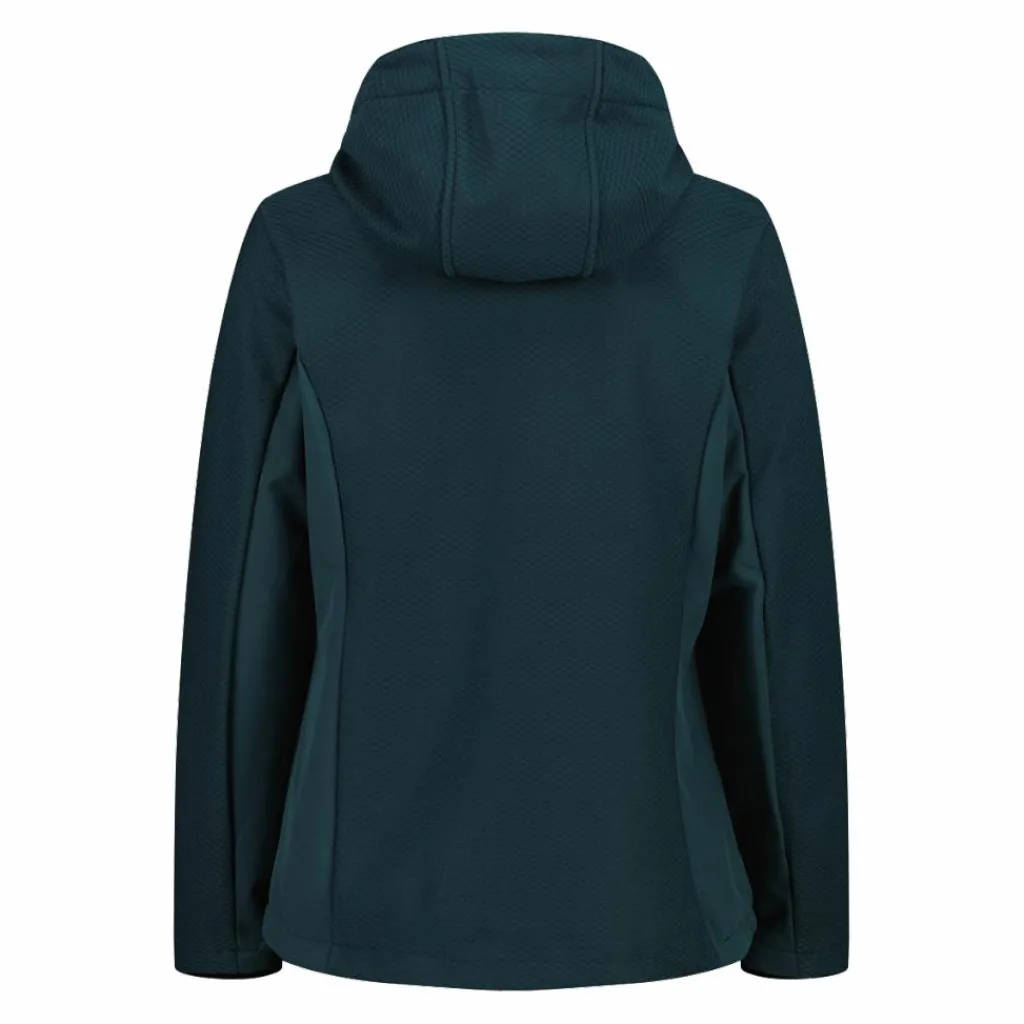 Damen-Softshelljacke mit Kapuze mit Wabenstruktur>CMP Hot
