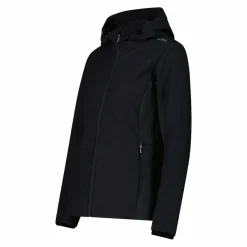 Damen-Softshelljacke mit Kapuze mit Wabenstruktur><noscript><img width=