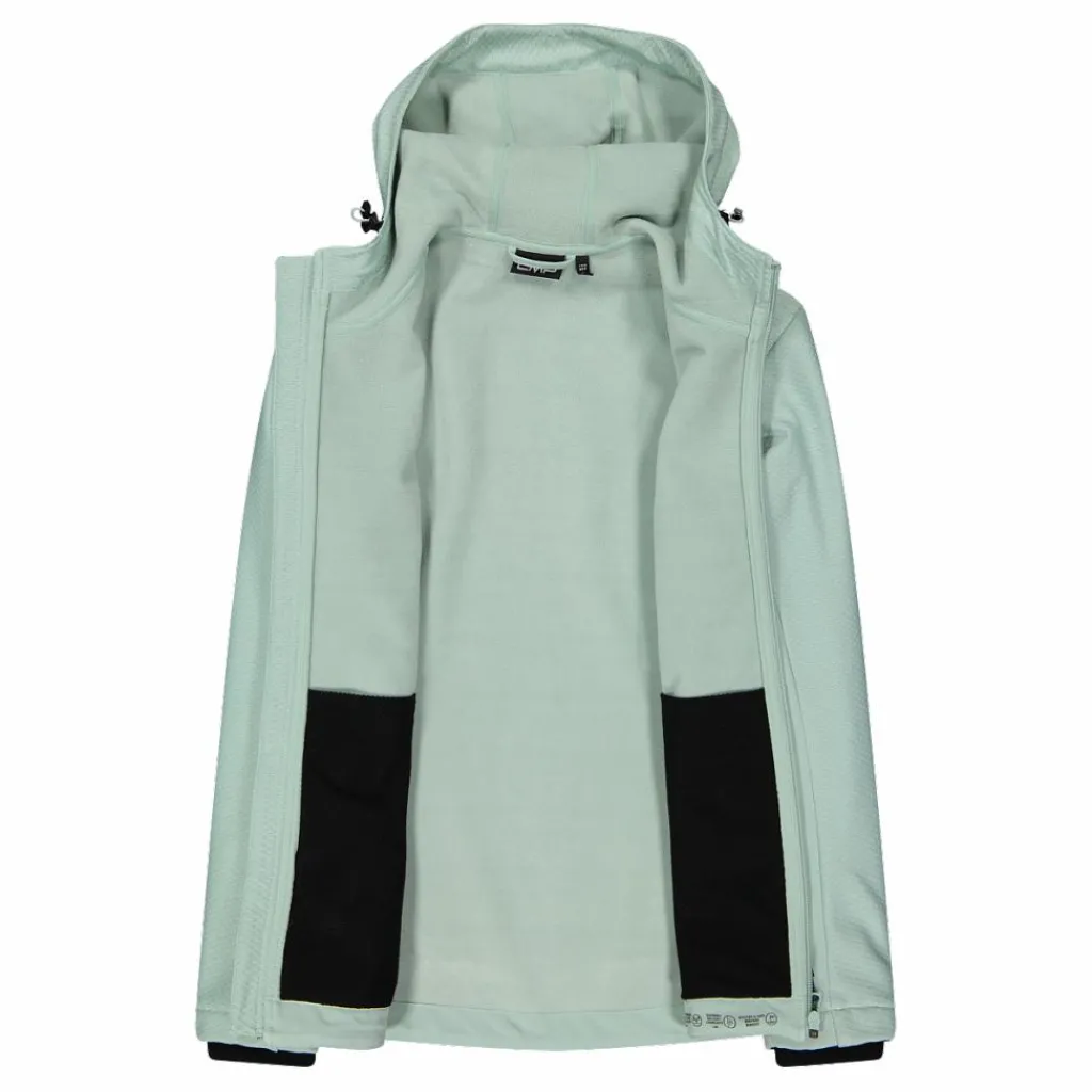Damen-Softshelljacke mit Kapuze mit Wabenstruktur>CMP Hot