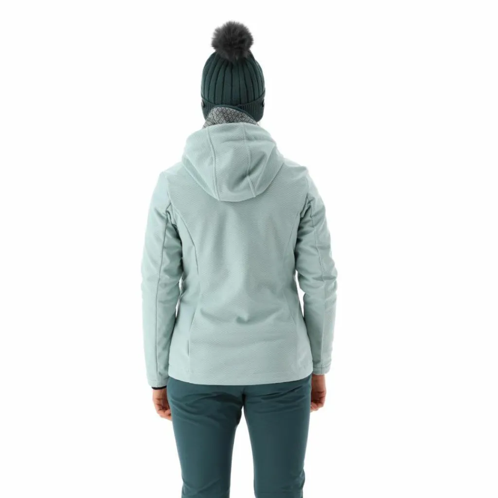 Damen-Softshelljacke mit Kapuze mit Wabenstruktur>CMP Hot