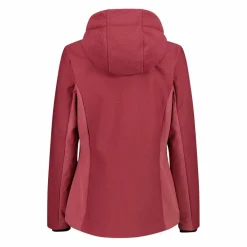 Damen-Softshelljacke mit Kapuze mit Wabenstruktur><noscript><img width=