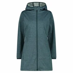 Damen-Softshell-Parka mit melierter Kapuze>CMP Sale