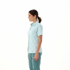 Damen-Stretch-Shirt mit kurzen Ärmeln><noscript><img width=