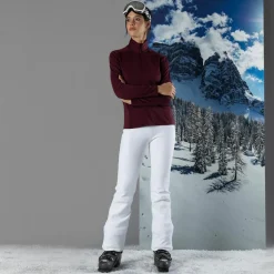 Damen-Stretch-Skihose ohne Wattierung mit Gamaschen><noscript><img width=