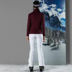Damen-Stretch-Skihose ohne Wattierung mit Gamaschen><noscript><img width=