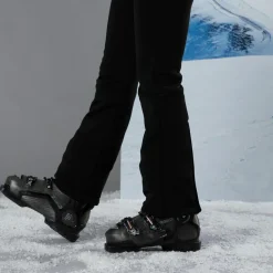 Damen-Stretch-Skihose ohne Wattierung mit Gamaschen><noscript><img width=