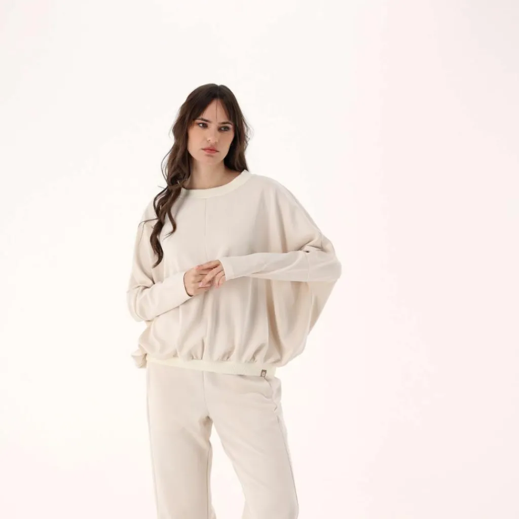 Damen-Sweatshirt aus Modal mit matt glänzendem Finish>CMP Outlet