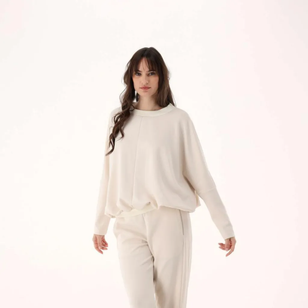 Damen-Sweatshirt aus Modal mit matt glänzendem Finish>CMP Outlet