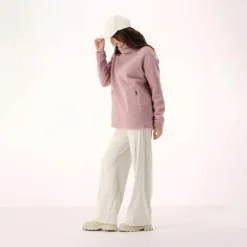 Damen-Sweatshirt aus Teddyfleece><noscript><img width=