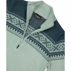 Damen-Sweatshirt mit halbem Reißverschluss in Wooltech><noscript><img width=