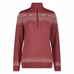 Damen-Sweatshirt mit halbem Reißverschluss in Wooltech><noscript><img width=