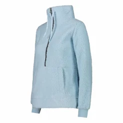 Damen-Sweatshirt mit Half-Zip aus High Loft><noscript><img width=