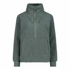 Damen-Sweatshirt mit Half-Zip aus High Loft><noscript><img width=