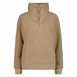 Damen-Sweatshirt mit Half-Zip aus High Loft><noscript><img width=
