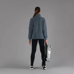 Damen-Sweatshirt mit Half-Zip aus High Loft><noscript><img width=