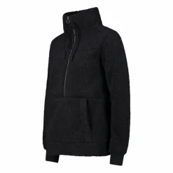 Damen-Sweatshirt mit Half-Zip aus High Loft><noscript><img width=