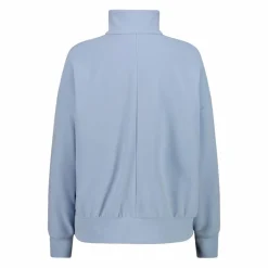 Damen-Sweatshirt mit hohem Kragen und Reißverschluss><noscript><img width=