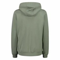Damen-Sweatshirt mit Reißverschluss und Kapuze aus Baumwollstretch><noscript><img width=