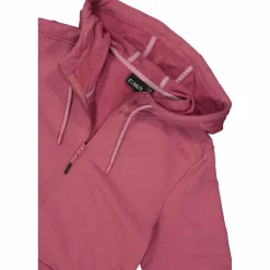Damen-Sweatshirt mit Reißverschluss und Kapuze aus Baumwollstretch><noscript><img width=