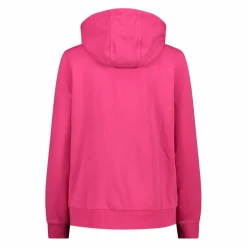Damen-Sweatshirt mit Reißverschluss und Kapuze aus Baumwollstretch><noscript><img width=